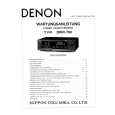 DENON DRM-700 Owners Manual