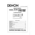 DENON AVR770 Service Manual