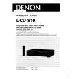 DENON DCD-810 Owners Manual