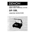 DENON DP-59L Owners Manual