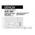 DENON AVR-1802 Owners Manual