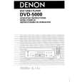 DENON DVD-5000 Owners Manual