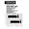 DENON DCD595 Owners Manual