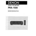 DENON PRA-1500 Owners Manual