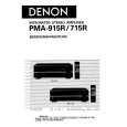 DENON PMA-915R Owners Manual