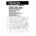 DENON DCM-360 Owners Manual