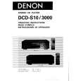DENON DCDS3000 Owners Manual