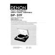DENON DP-37F Owners Manual