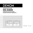 DENON DN-D4000 Owners Manual